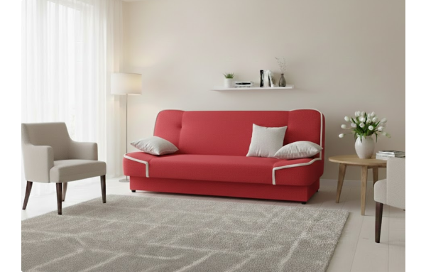 Wersalka Maxim II 60 na sprężynach z funkcją spania i pojemnikiem